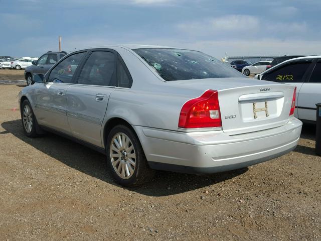 YV1TS592561445078 - 2006 VOLVO S80 2.5T SILVER photo 3