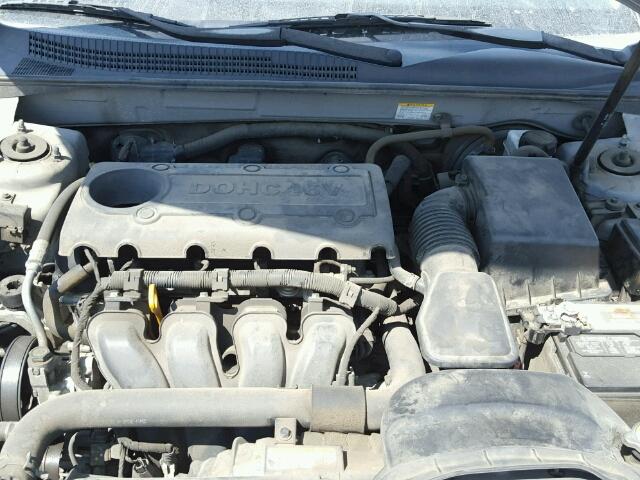 5NPET4AC6AH576791 - 2010 HYUNDAI SONATA GLS GRAY photo 7