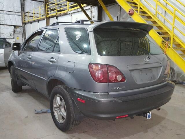 JT6HF10U3Y0142033 - 2000 LEXUS RX GRAY photo 3