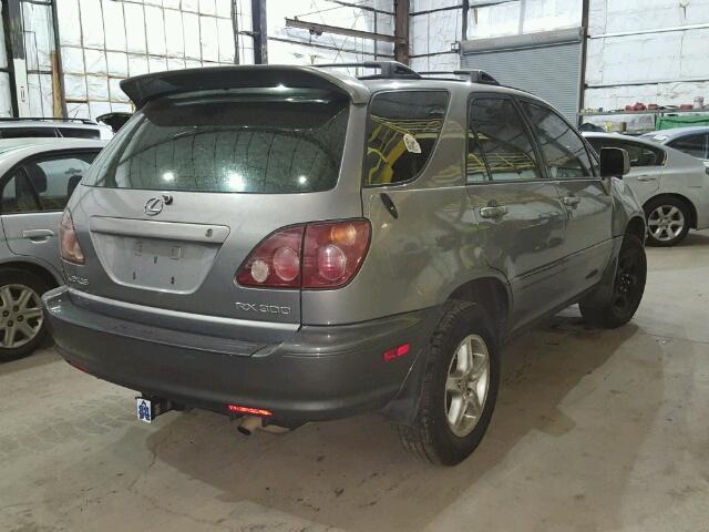 JT6HF10U3Y0142033 - 2000 LEXUS RX GRAY photo 4