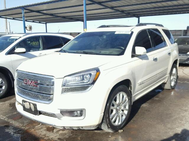 1GKKRTKD2FJ166804 - 2015 GMC ACADIA DEN WHITE photo 2