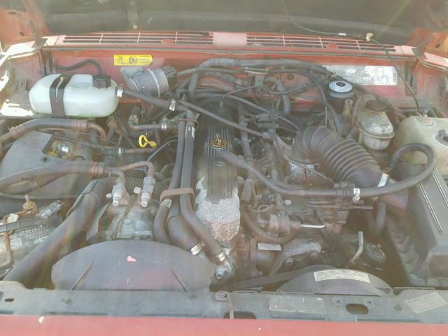 1J4FJ78L6LL166874 - 1990 JEEP CHEROKEE L RED photo 7