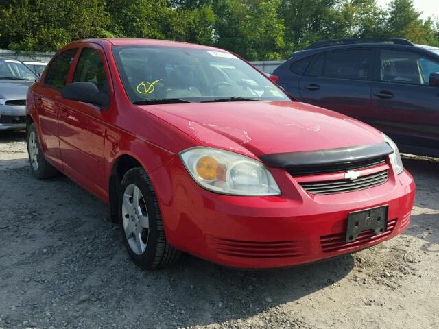 1G1AK52F957670151 - 2005 CHEVROLET COBALT RED photo 1