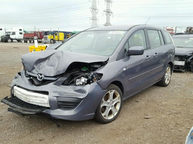 JM1CR293890342689 - 2009 MAZDA 5 GRAY photo 2