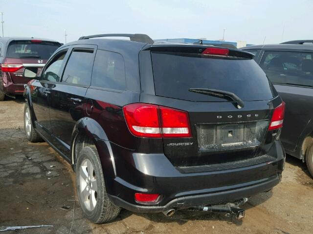 3C4PDCBG2CT218608 - 2012 DODGE JOURNEY SX BLACK photo 3