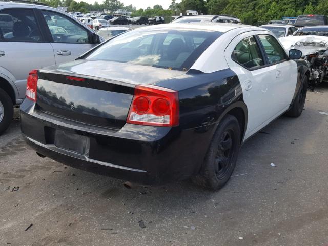 2B3KA43T69H512777 - 2009 DODGE CHARGER TWO TONE photo 4