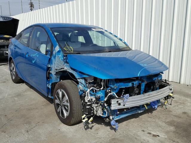 JTDKARFP9H3000572 - 2017 TOYOTA PRIUS PRIM ლურჯი ფოტო 1
