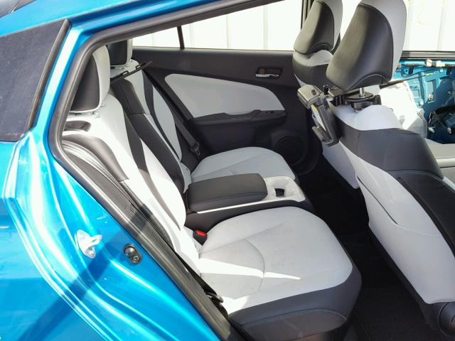 JTDKARFP9H3000572 - 2017 TOYOTA PRIUS PRIM ლურჯი ფოტო 6