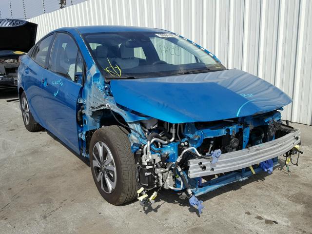 JTDKARFP9H3000572 - 2017 TOYOTA PRIUS PRIM ლურჯი ფოტო 9