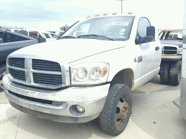 3D6WH46L59G535579 - 2009 DODGE RAM 3500 WHITE photo 2