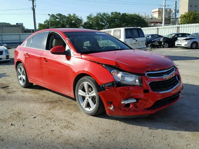 1G1PE5SB1F7236175 - 2015 CHEVROLET CRUZE LT RED photo 1