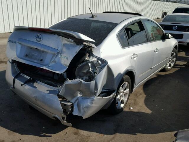 1N4CL21E28C176753 - 2008 NISSAN ALTIMA HYB GRAY photo 4