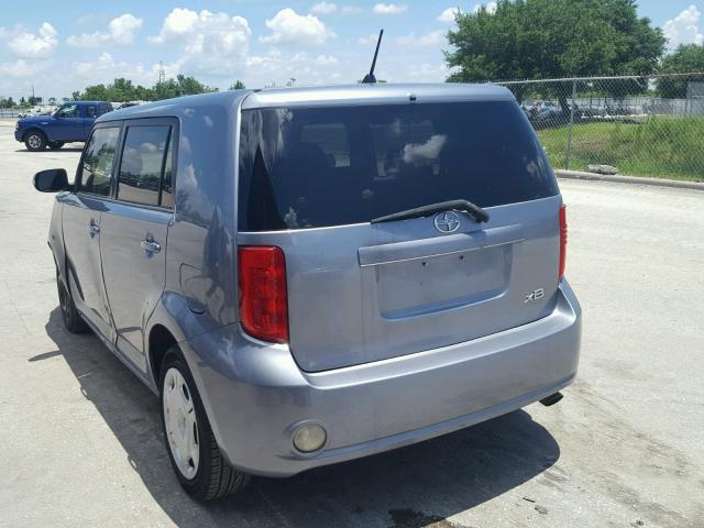 JTLZE4FE4A1117440 - 2010 TOYOTA SCION XB ნაცრისფერი ფოტო 3