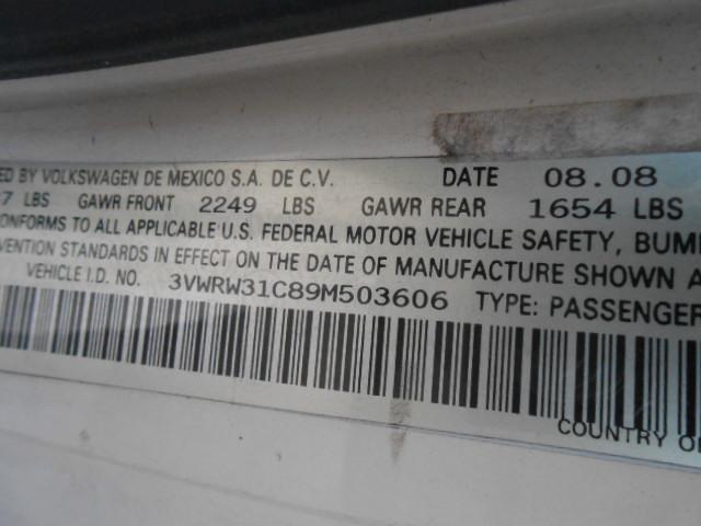 3VWRW31C89M503606 - 2009 VOLKSWAGEN NEW BEETLE 奶油色 照片 10