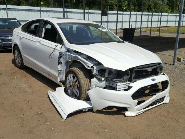 1FA6P0H73G5106176 - 2016 FORD FUSION SE WHITE photo 1