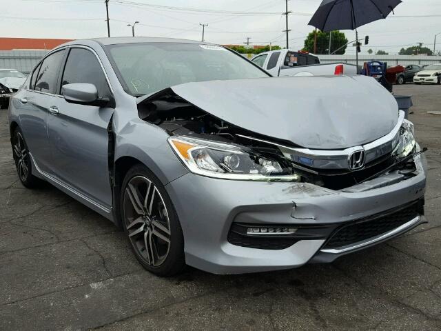 1HGCR2F58GA217447 - 2016 HONDA ACCORD SPO SILVER photo 1