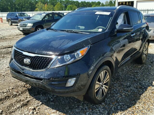 KNDPC3AC1F7709472 - 2015 KIA SPORTAGE BLACK photo 2