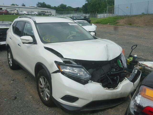 5N1AT2MV8FC758149 - 2015 NISSAN ROGUE S WHITE photo 1