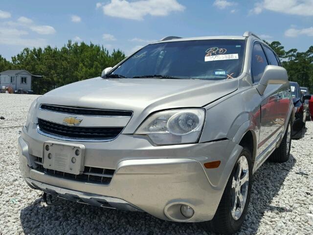 3GNAL3EK8DS603761 - 2013 CHEVROLET CAPTIVA LT BEIGE photo 2