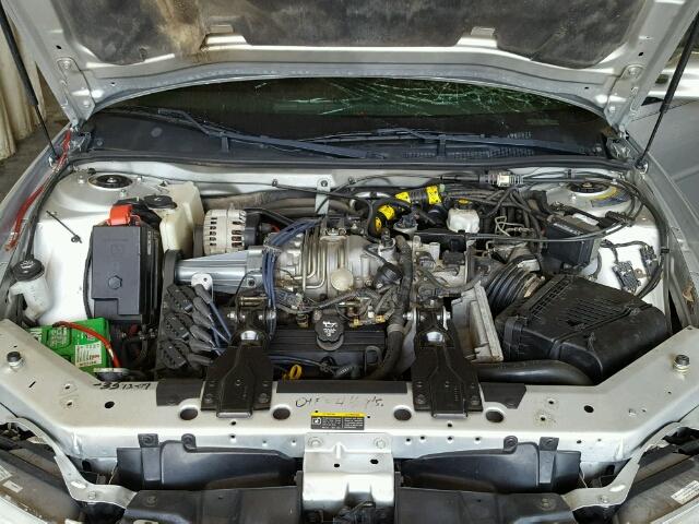 1G2WR52193F113017 - 2003 PONTIAC GRAND PRIX SILVER photo 7