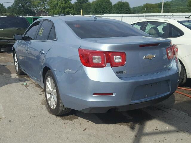 1G11H5SA4DU111240 - 2013 CHEVROLET MALIBU LTZ BLUE photo 3