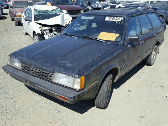 JF2AN53B3FE405878 - 1985 SUBARU GL 4WD BLACK photo 2