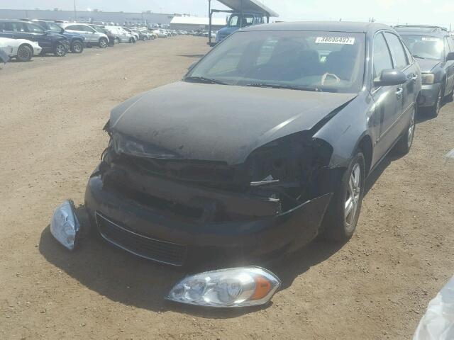 2G1WB58K181248418 - 2008 CHEVROLET IMPALA LS BLACK photo 2