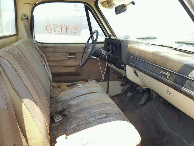 1GCCC14D7BZ112199 - 1981 CHEVROLET C10 CREAM photo 5