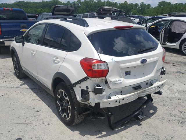 JF2GPANC4HH212949 - 2017 SUBARU CROSSTREK WHITE photo 3