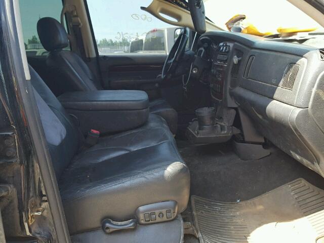 1D7KU28DX3J566459 - 2003 DODGE RAM 2500 S BLACK photo 5