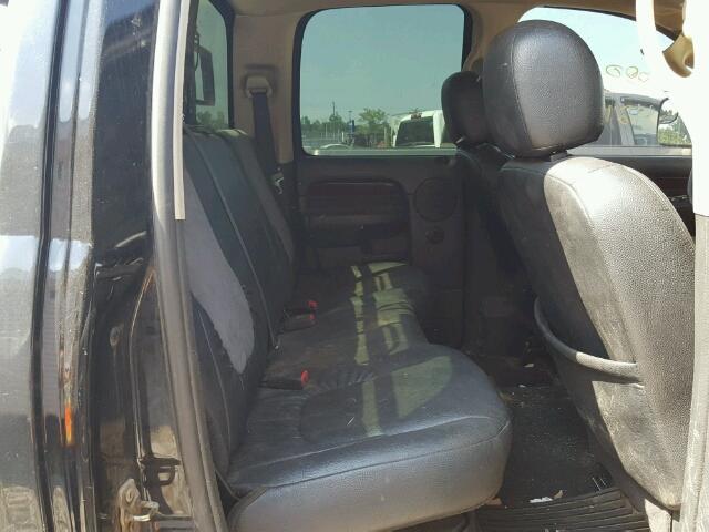 1D7KU28DX3J566459 - 2003 DODGE RAM 2500 S BLACK photo 6
