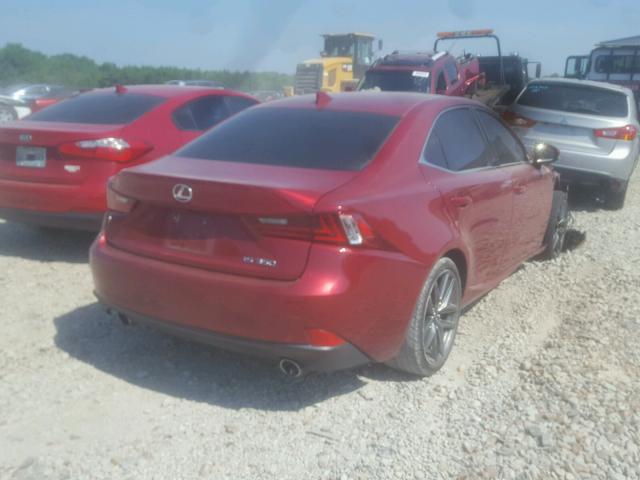 JTHBE1D21E5013554 - 2014 LEXUS IS 350 RED photo 4