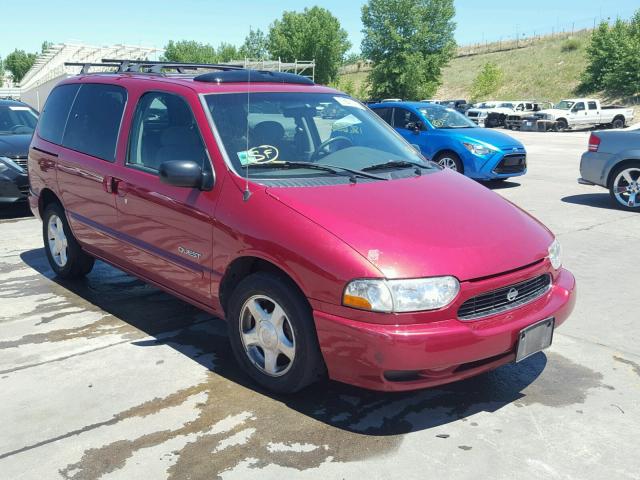 4N2XN11T8XD837366 - 1999 NISSAN QUEST SE MAROON photo 1