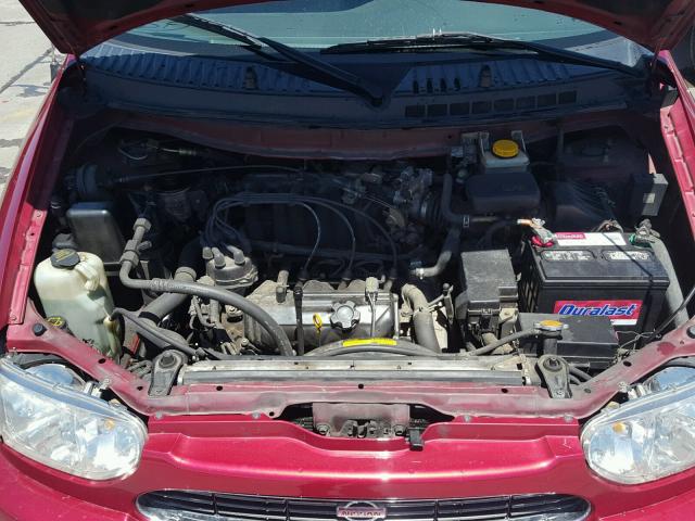 4N2XN11T8XD837366 - 1999 NISSAN QUEST SE MAROON photo 7