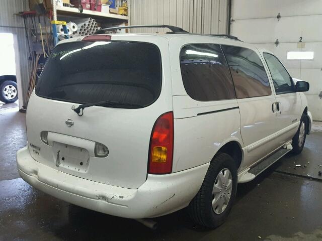 4N2XN11T2YD841849 - 2000 NISSAN QUEST SE WHITE photo 4