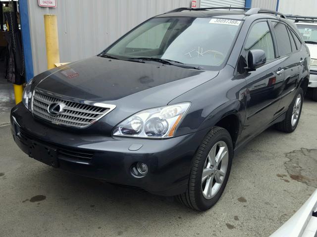 JTJHW31U982051773 - 2008 LEXUS RX 400H GRAY photo 2