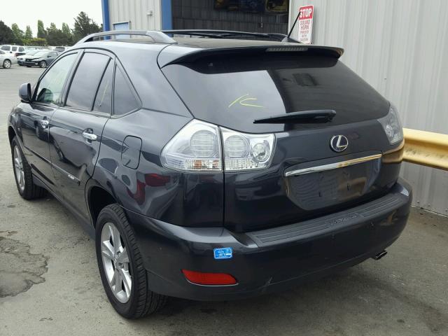 JTJHW31U982051773 - 2008 LEXUS RX 400H GRAY photo 3