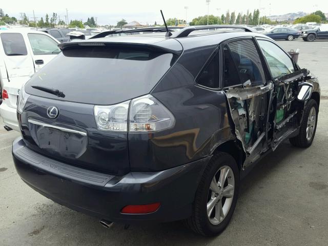 JTJHW31U982051773 - 2008 LEXUS RX 400H GRAY photo 4