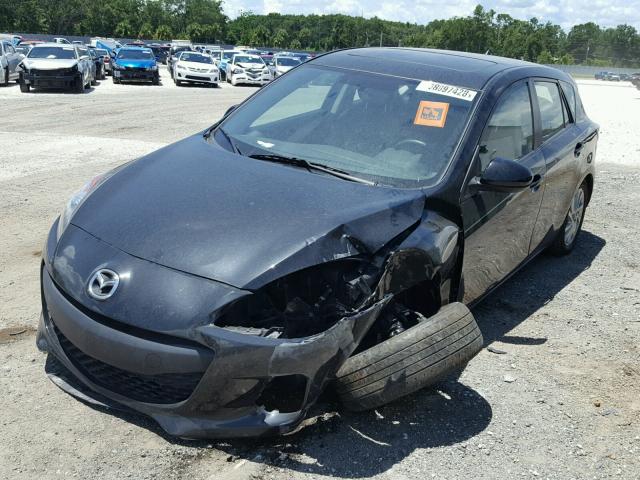 JM1BL1LP3D1808034 - 2013 MAZDA 3 I BLACK photo 2