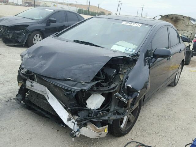 1HGFA16868L099901 - 2008 HONDA CIVIC EX შავი ფოტო 2