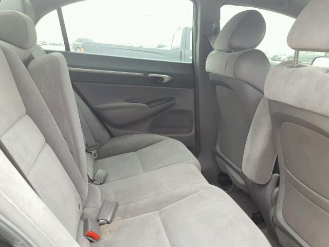 1HGFA16868L099901 - 2008 HONDA CIVIC EX შავი ფოტო 6