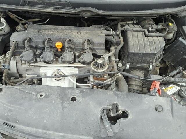 1HGFA16868L099901 - 2008 HONDA CIVIC EX შავი ფოტო 7