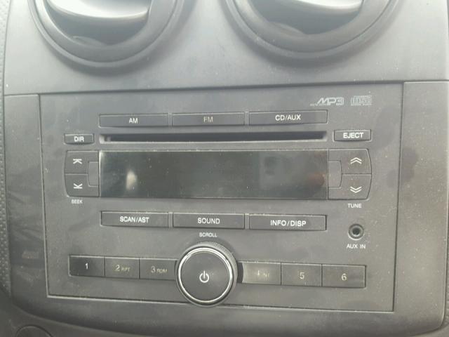 KL1TD566X8B101029 - 2008 CHEVROLET AVEO BASE Rouge photo 9