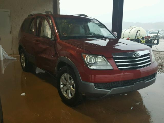 KNDJJ741395015167 - 2009 KIA BORREGO LX RED photo 1