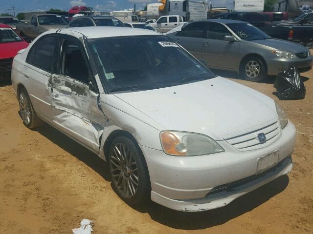 2HGES16542H560838 - 2002 HONDA CIVIC LX WHITE photo 1