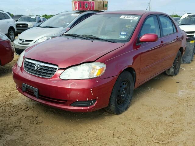 JTDBR32EX60064452 - 2006 TOYOTA COROLLA CE MAROON photo 2