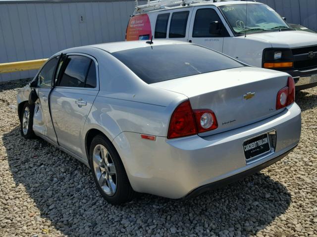 1G1ZG57B49F258497 - 2009 CHEVROLET MALIBU LS ვერცხლისფერი ფოტო 3