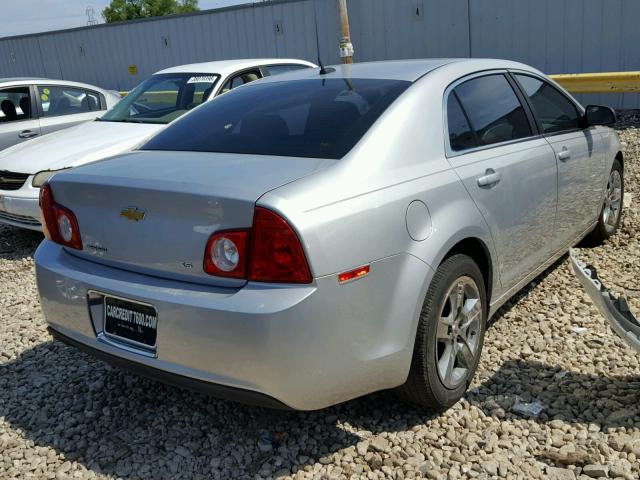 1G1ZG57B49F258497 - 2009 CHEVROLET MALIBU LS ვერცხლისფერი ფოტო 4