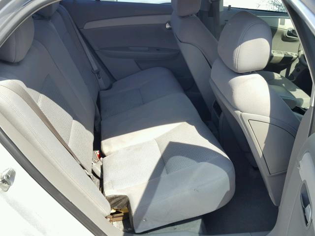 1G1ZG57B49F258497 - 2009 CHEVROLET MALIBU LS ვერცხლისფერი ფოტო 6