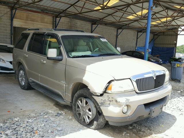 5LMEU68H14ZJ24103 - 2004 LINCOLN AVIATOR 金色 照片 1